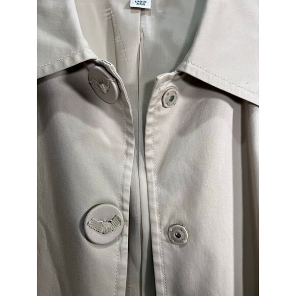 Talbots Woman’s Stretch Size 24W Button Detaik Snap Down Tan Jacket Lightweight - Picture 10 of 11